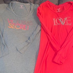 Pair of sleep shirts